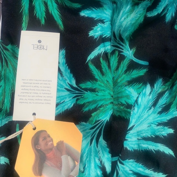 Fe Noel x Target Women's Feathered Palm Print Long pants X Large - Picture 3 of 3